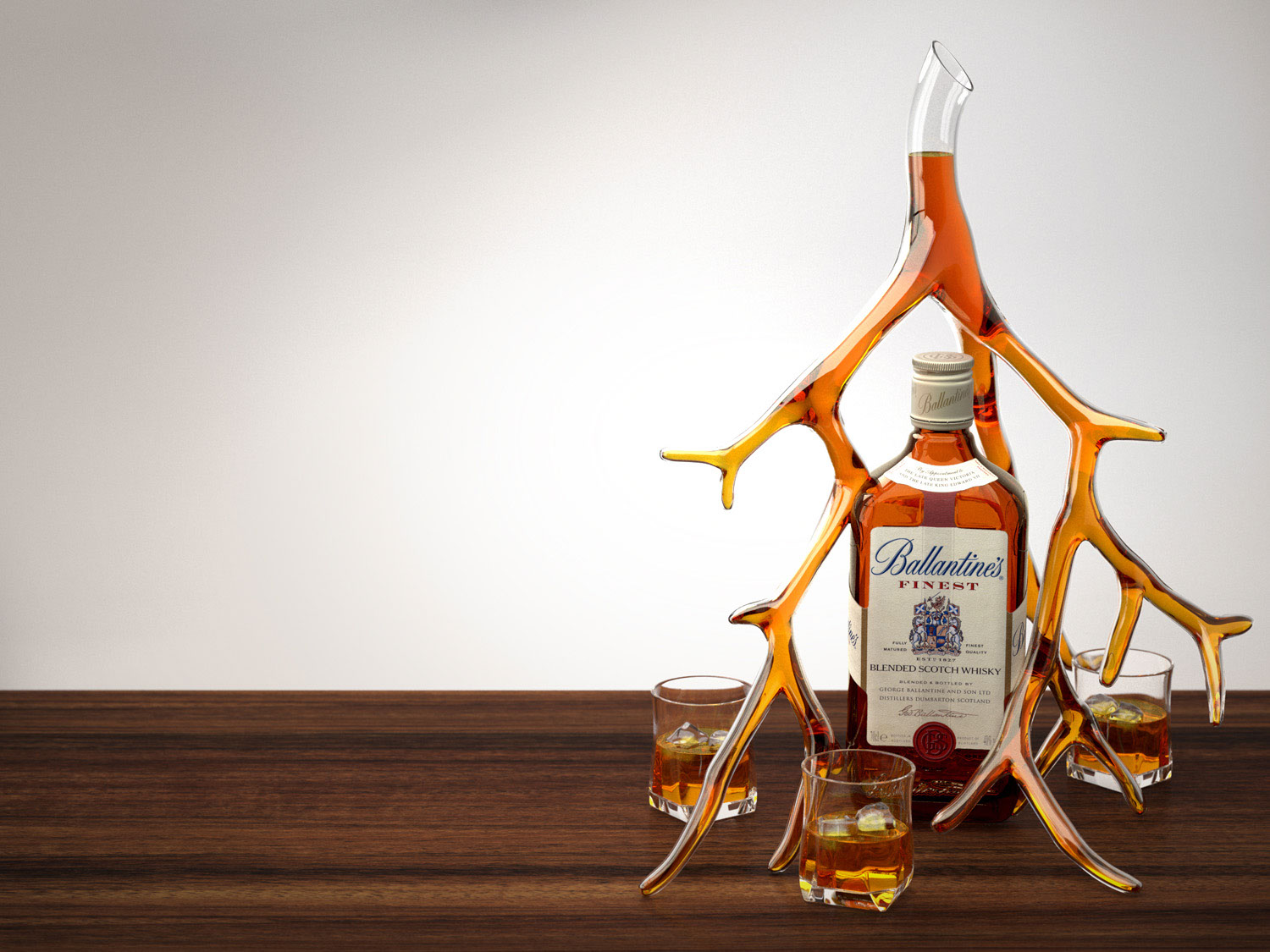 CGI-illustration-Graphics and Logos_Ballantines tree
