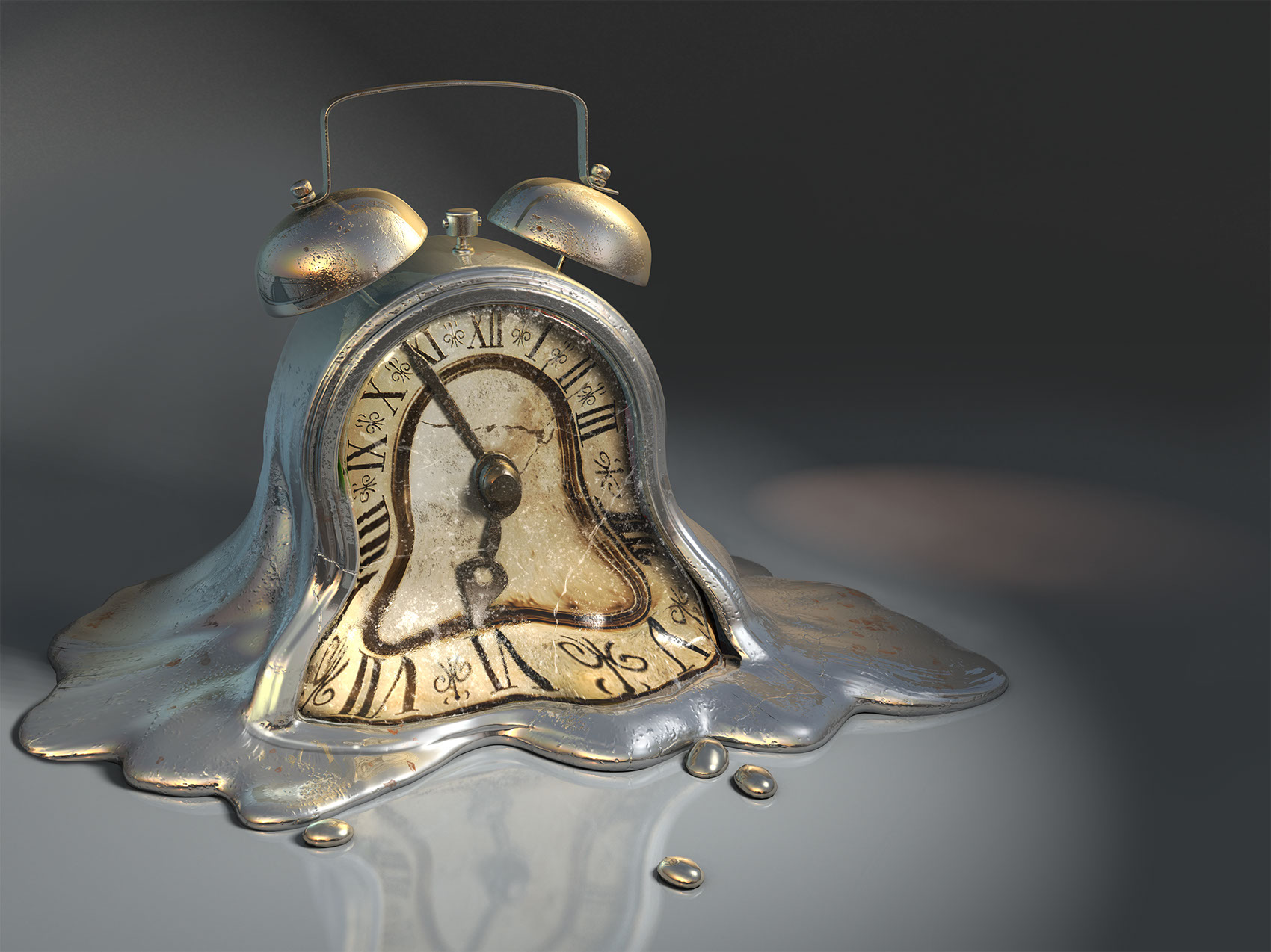 CGI-illustration-Still Life_Melted clock
