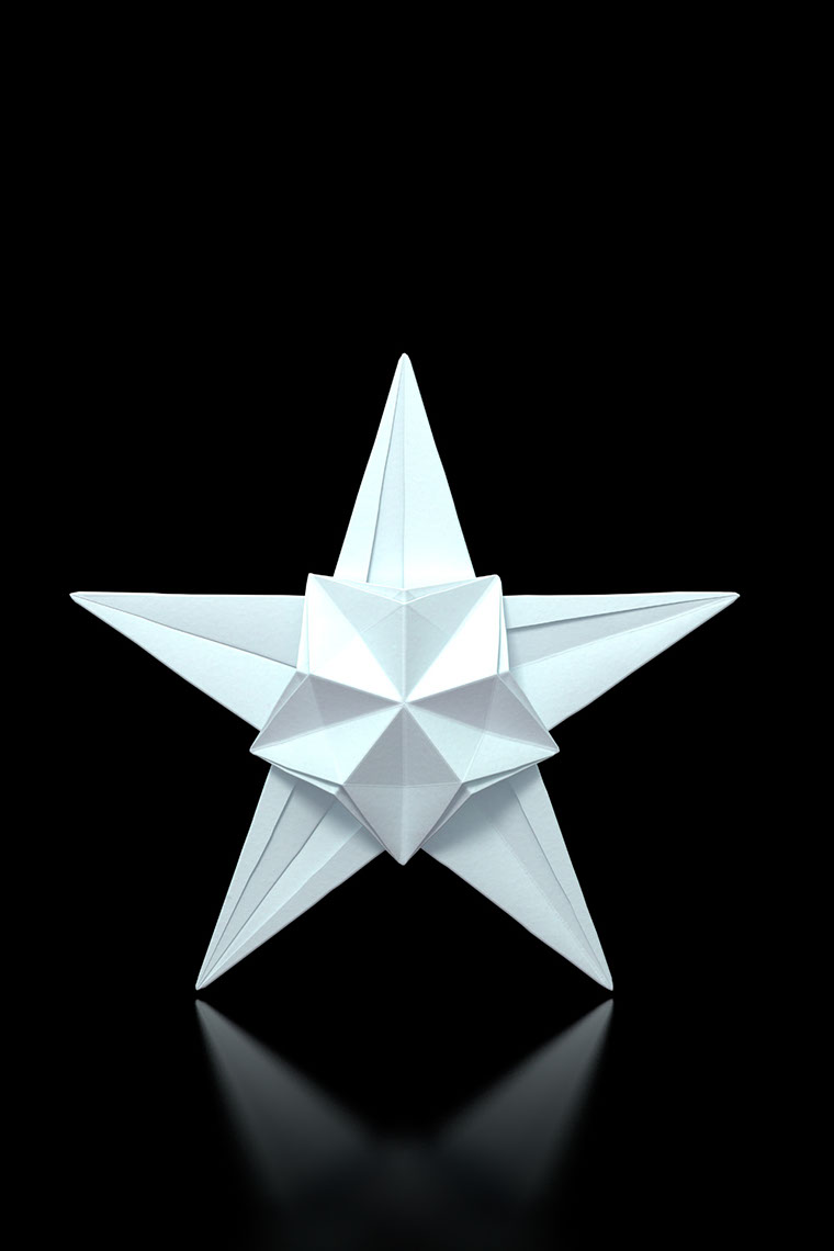 CGI-illustration-Still Life_Origami star