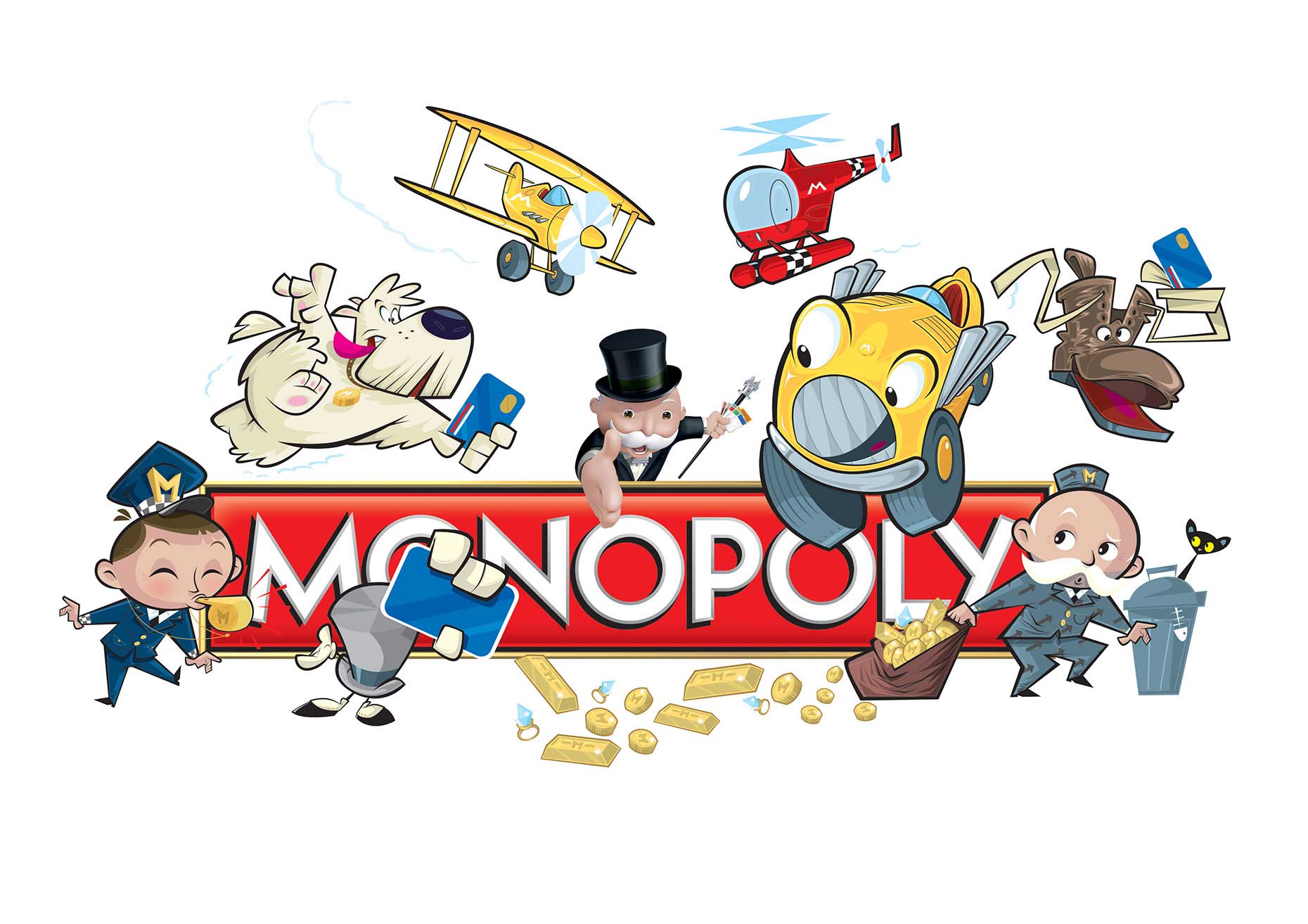 cartoon monopoly man