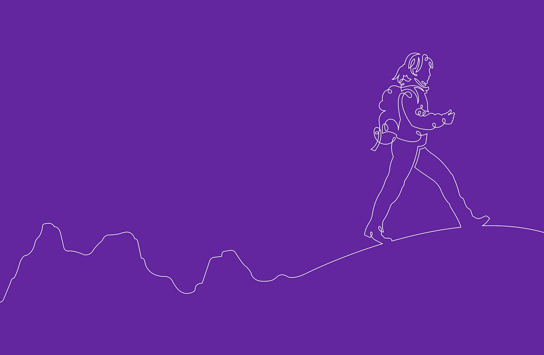 Continous-drawing-line-female-hiker-walking-in-mountains-Whittington