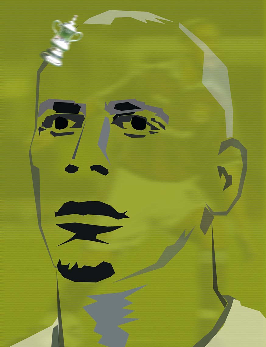 Daniel Morgenstern-Cut_paper-portraits_Rio Ferdinand-cup-final