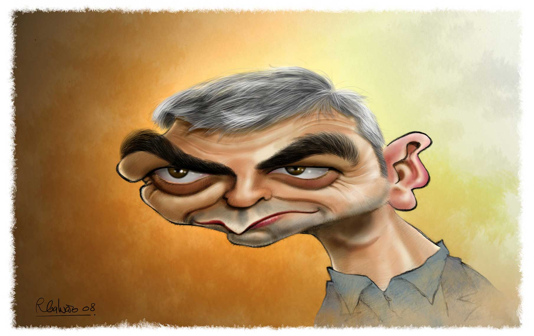George-Clooney-caricature