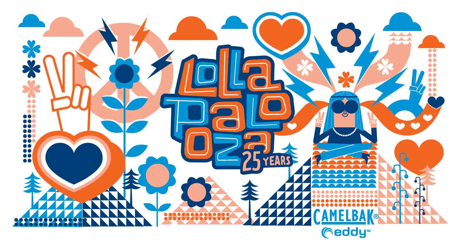 Graphic Love-Lollapalooza-Camelbak Bottle Design