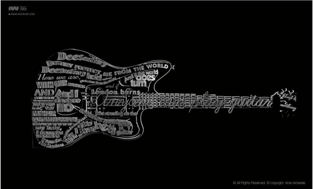 Graphics-logos-lettering-Creative guitar-Anxo Amarelle