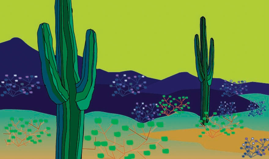Illustration-Landscapes_Desert-Pamela Hamilton