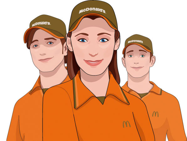 Illustration_People_McDonalds Employees-Francesco Favero