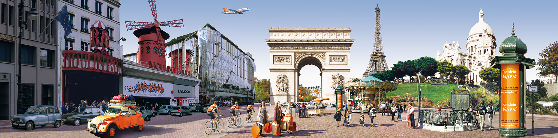 Photo-Imaging_Scenes and Landscapes_Parisian monuments-Frank Neidhardt