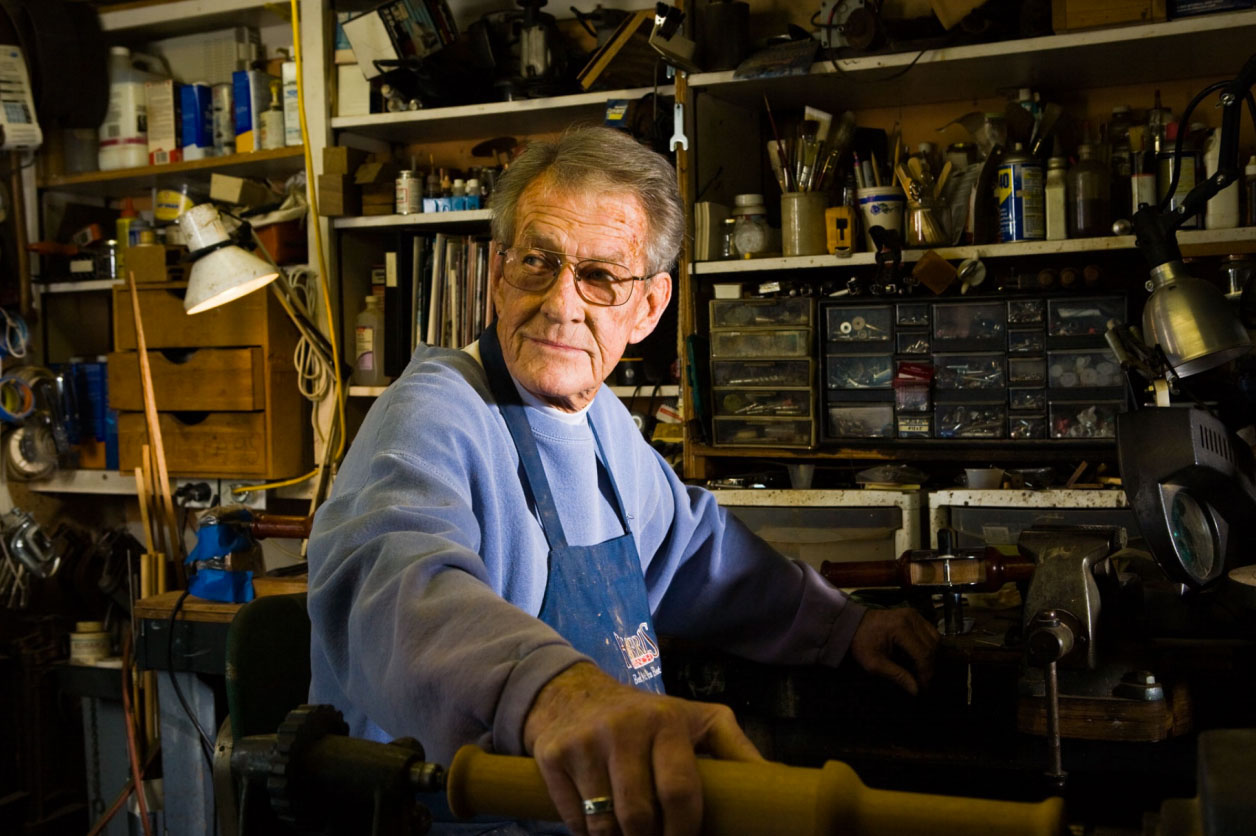 Photography_Business and Travel_Older Man Working in Metal Shop-Tony Garcia