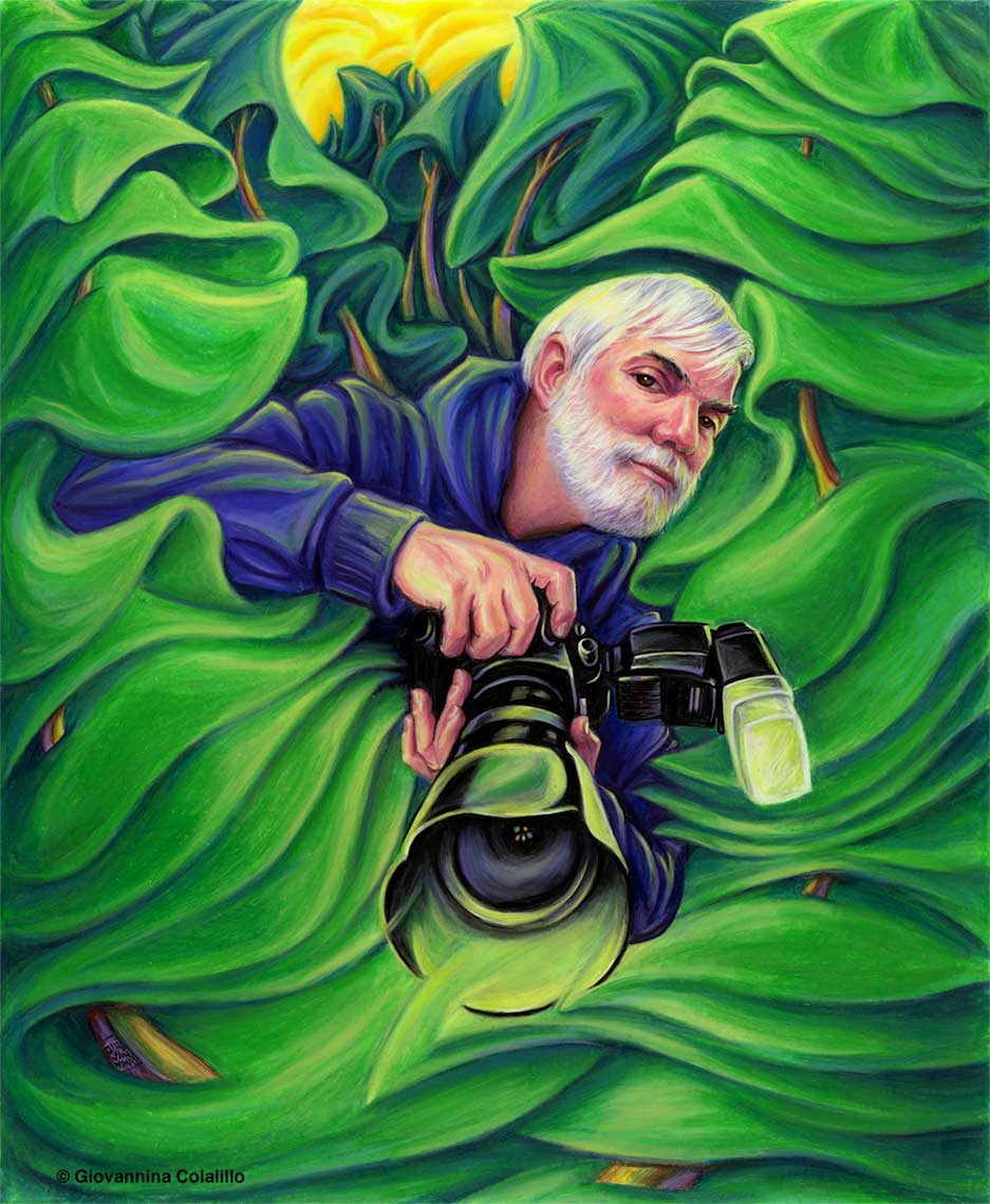 Portrait of Photo-Journalist Bryon Johnson for CAPIC Double Vision