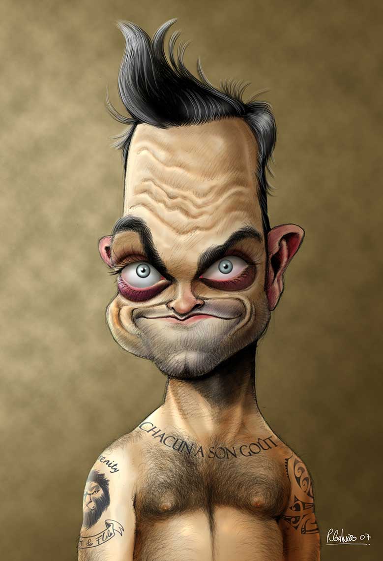 Robbie-Williams-caricature