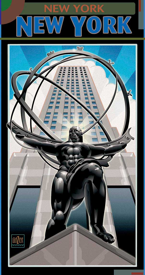 Rockefeller Atlas Statue NewYork