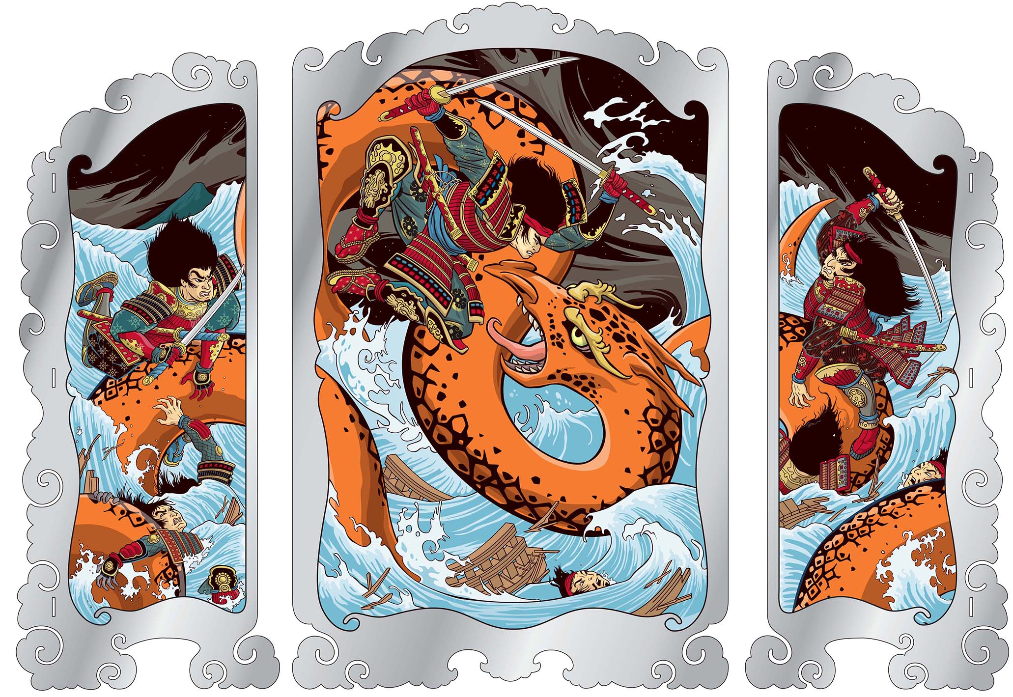 SunTzu Triptych Umibozu Sea Monster Sceme