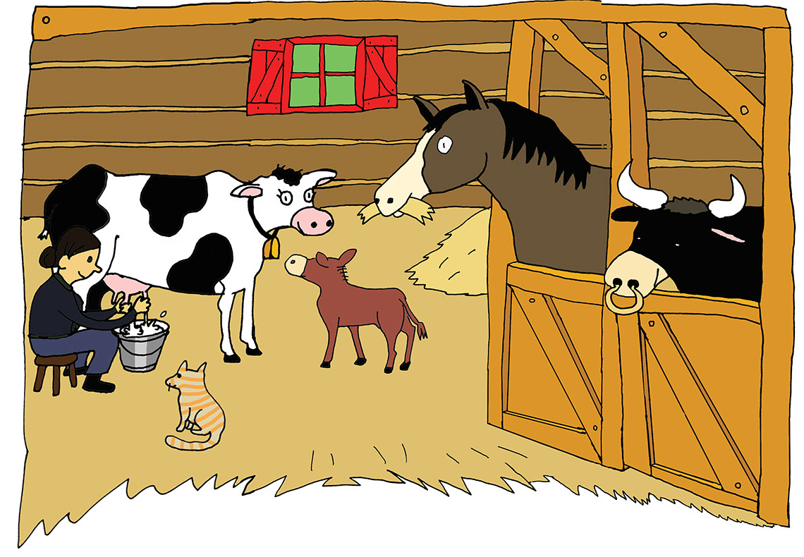 Taylor Lee_Illustration_Animals and Nature_Barn animals