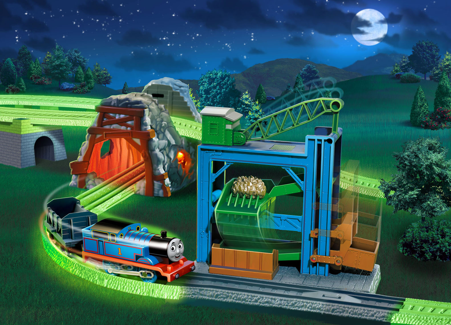 Thomas the tank engine midnight ride