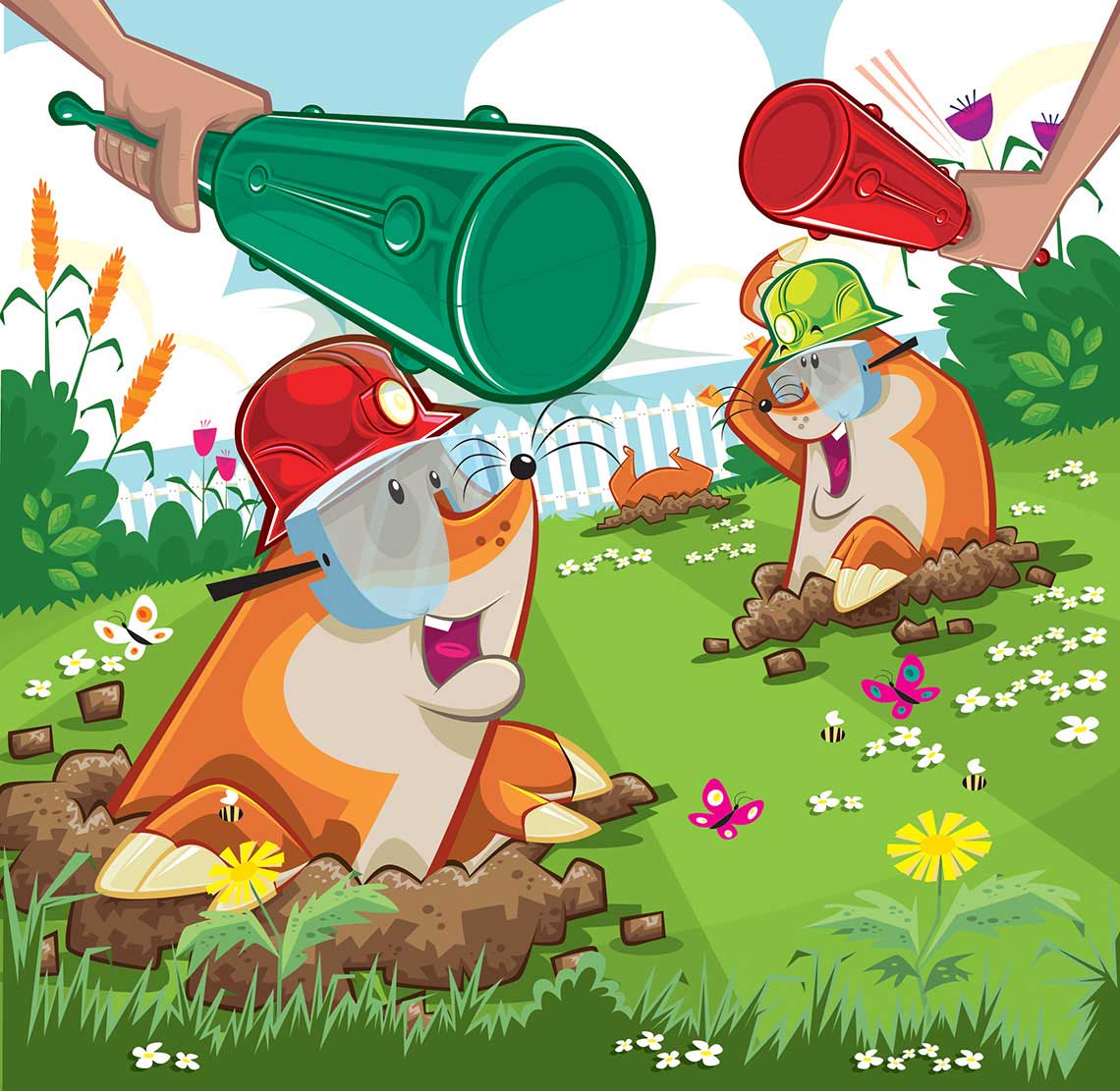 Vector-Kids-Game-Packaging-Artwork_Whack-a-Mole-Package-Art