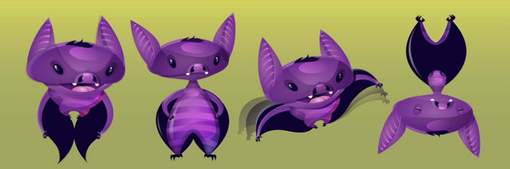 purple little creatures