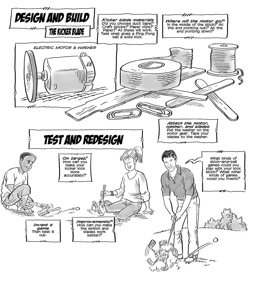 build-auto-golf-machine-process-infographic-drawings