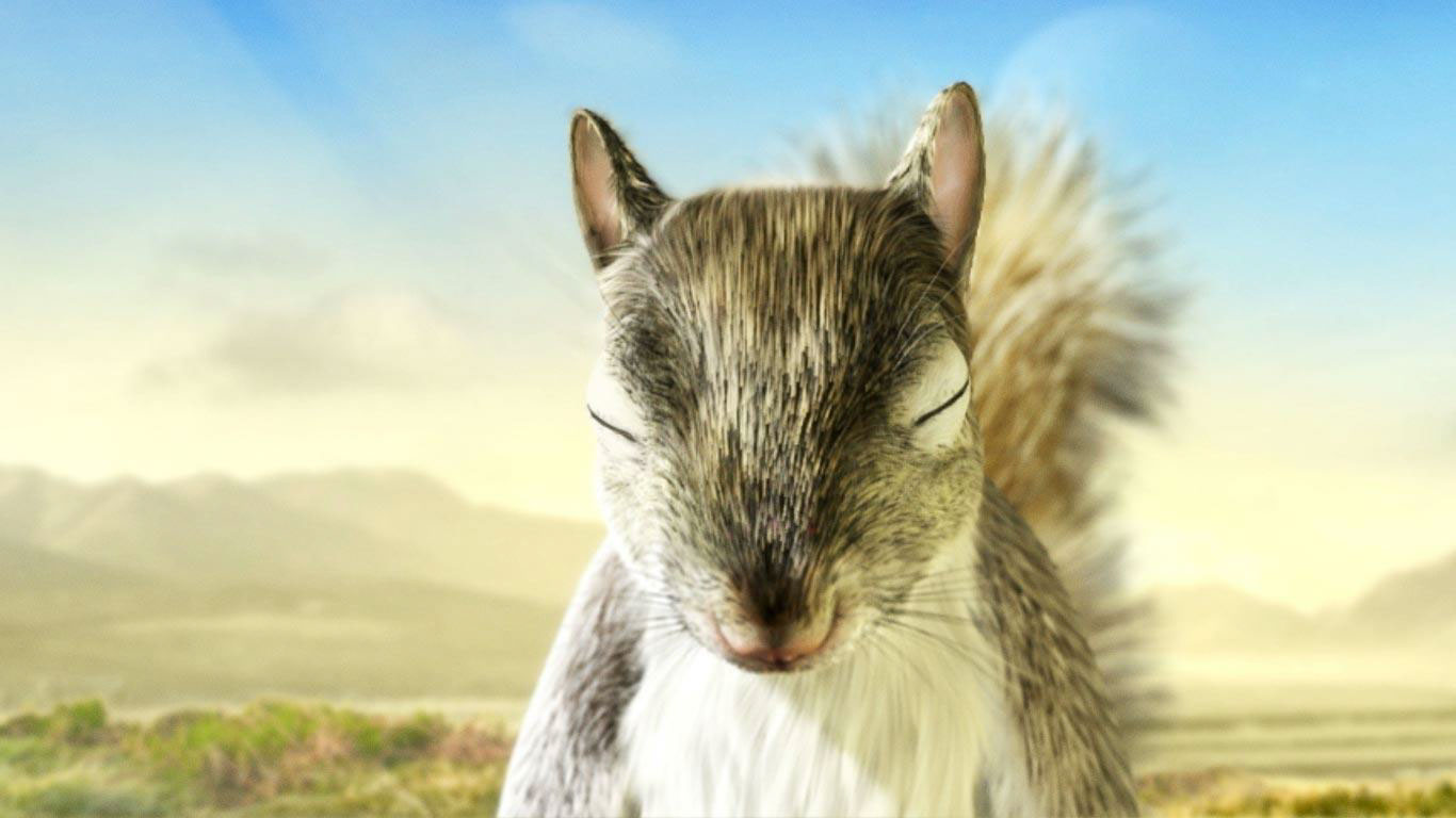 cgi-illustration-Characters_Squirrel with closed eyes