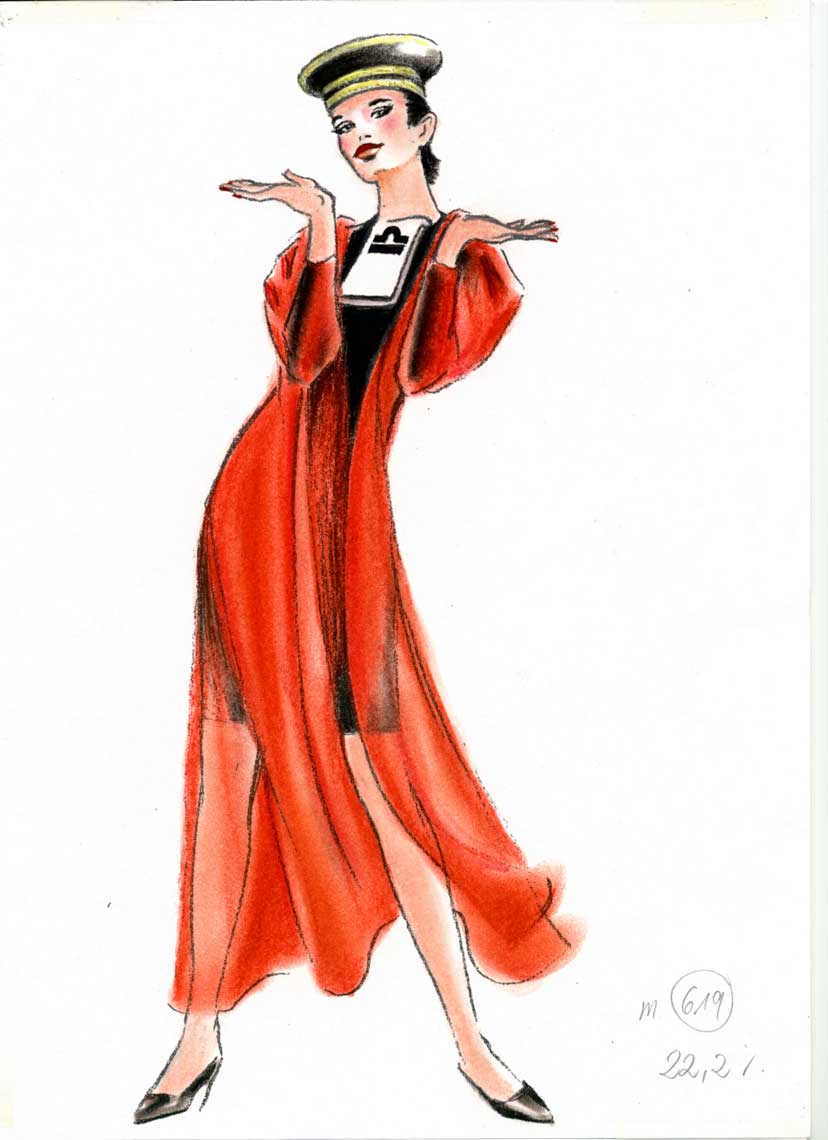 female-illustration-beauty-style-Fashion-Red-Cloak-annie-france-giroud
