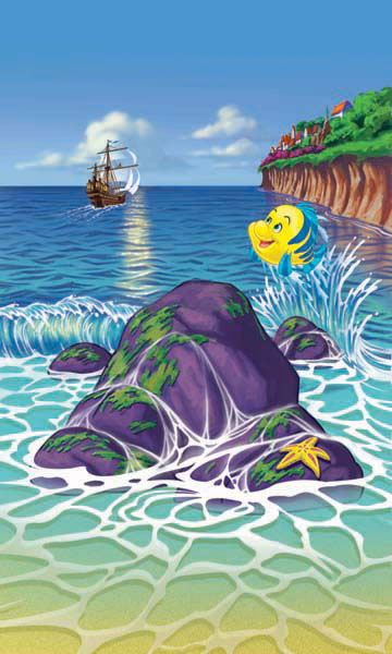 illustration-Animals and Nature_Flounder on the shore-Shawn McKelvey