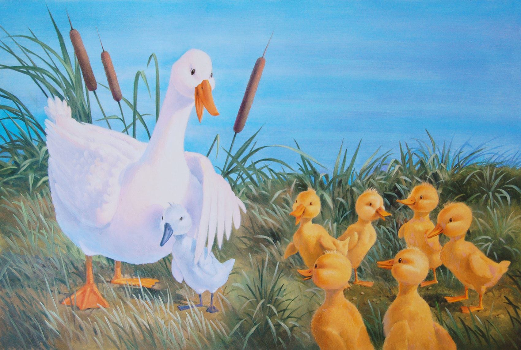 illustration-Animals and Nature_ducklings-Mike Jaroszko