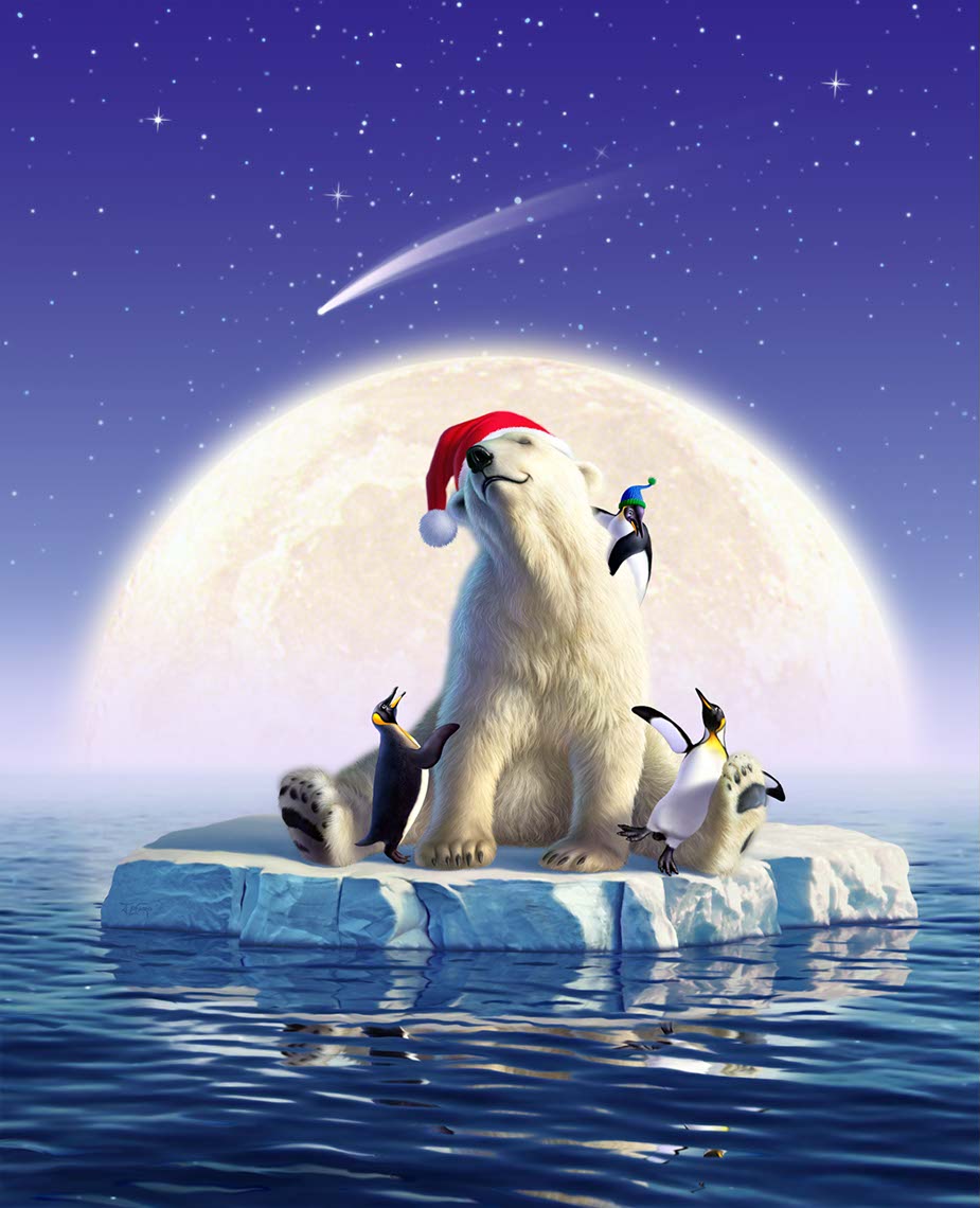 illustration-Animated_Animals_JL-Polar Bear-Jerry LoFaro