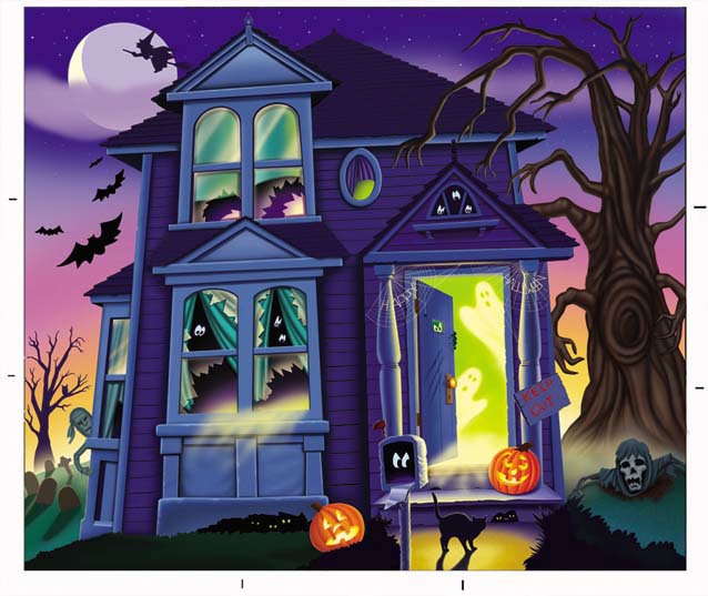 illustration-Architecture_Haunted house-Keith Batcheller