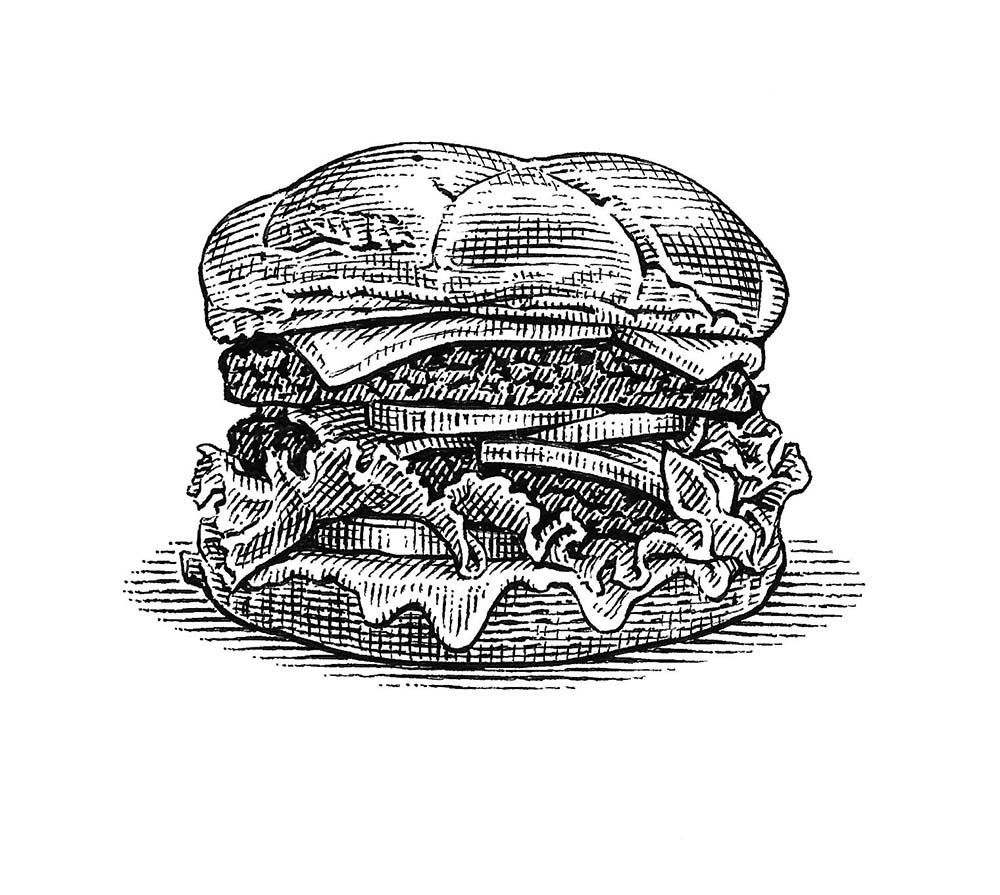 illustration-Burger-by-Dave Hopkins