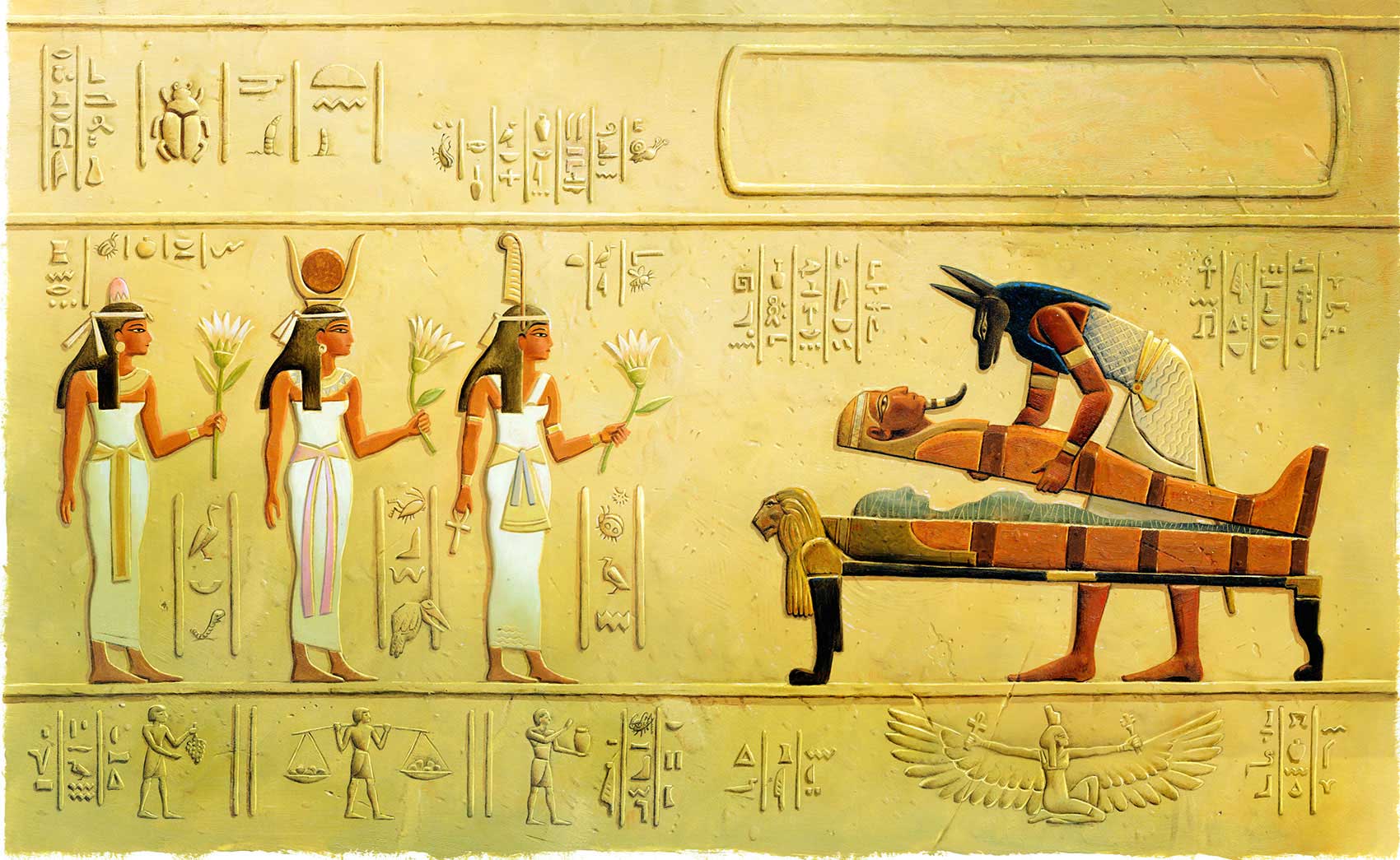 illustration-Cartoons-and-Characters_Egyptians-in-Hieroglyphics-2-Mike-Jaroszko