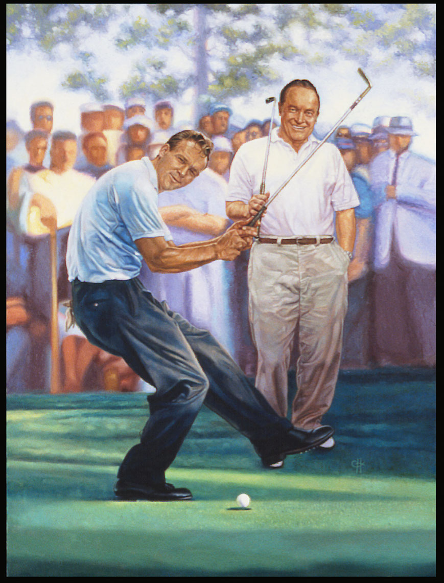 Arnold Palmer and Bob Hope