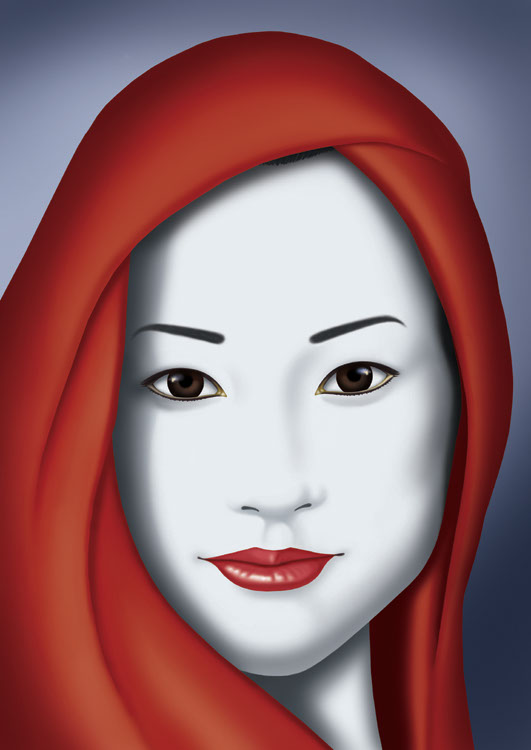 illustration-Cartoons_Asian woman-Keith Batcheller