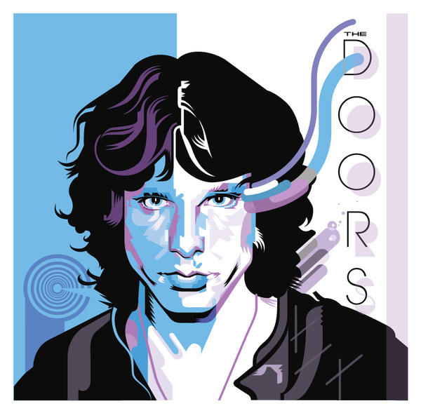 Jim Morrison  Portrait by Garth Glazier
