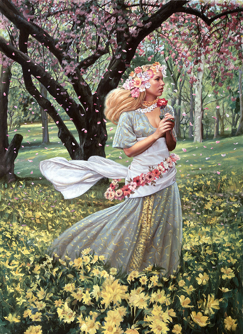 illustration-Cartoons_Woman in field-Chris Hopkins