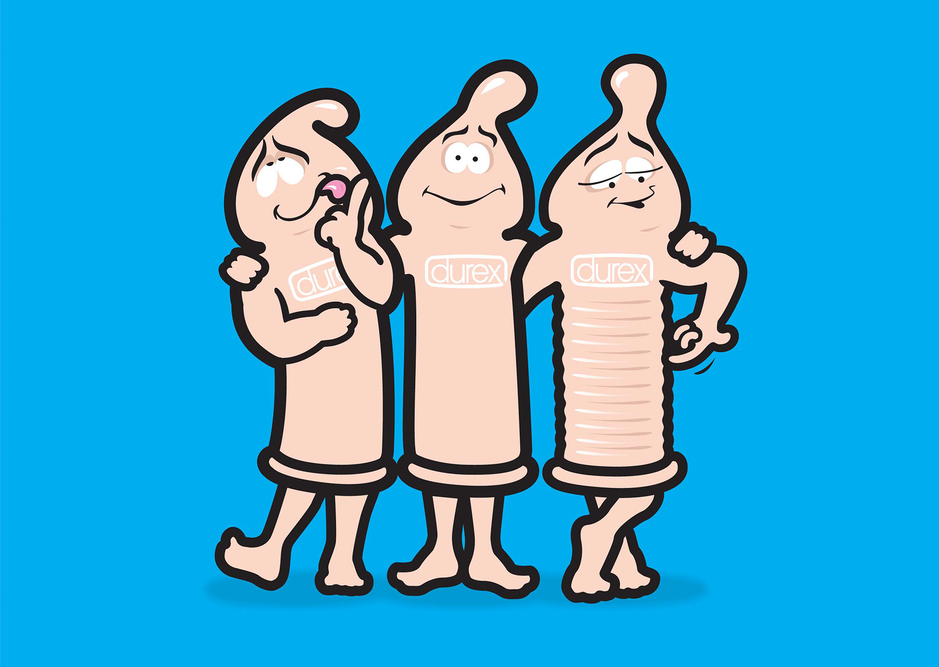 illustration-Cartoons and Characters_Durex Condoms-Jon Rogers