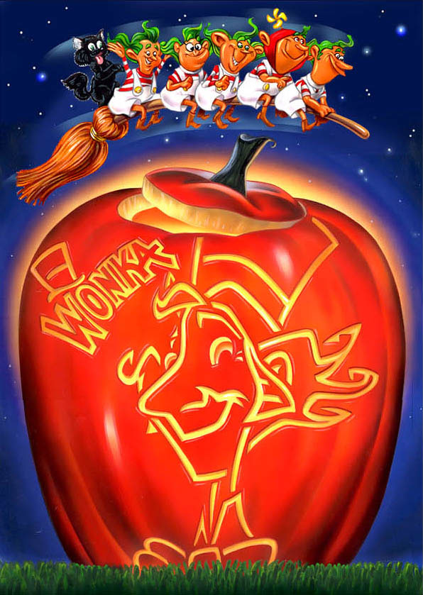 illustration-Cartoons and Characters_Wonka Jack O Lantern Halloween-Impressa