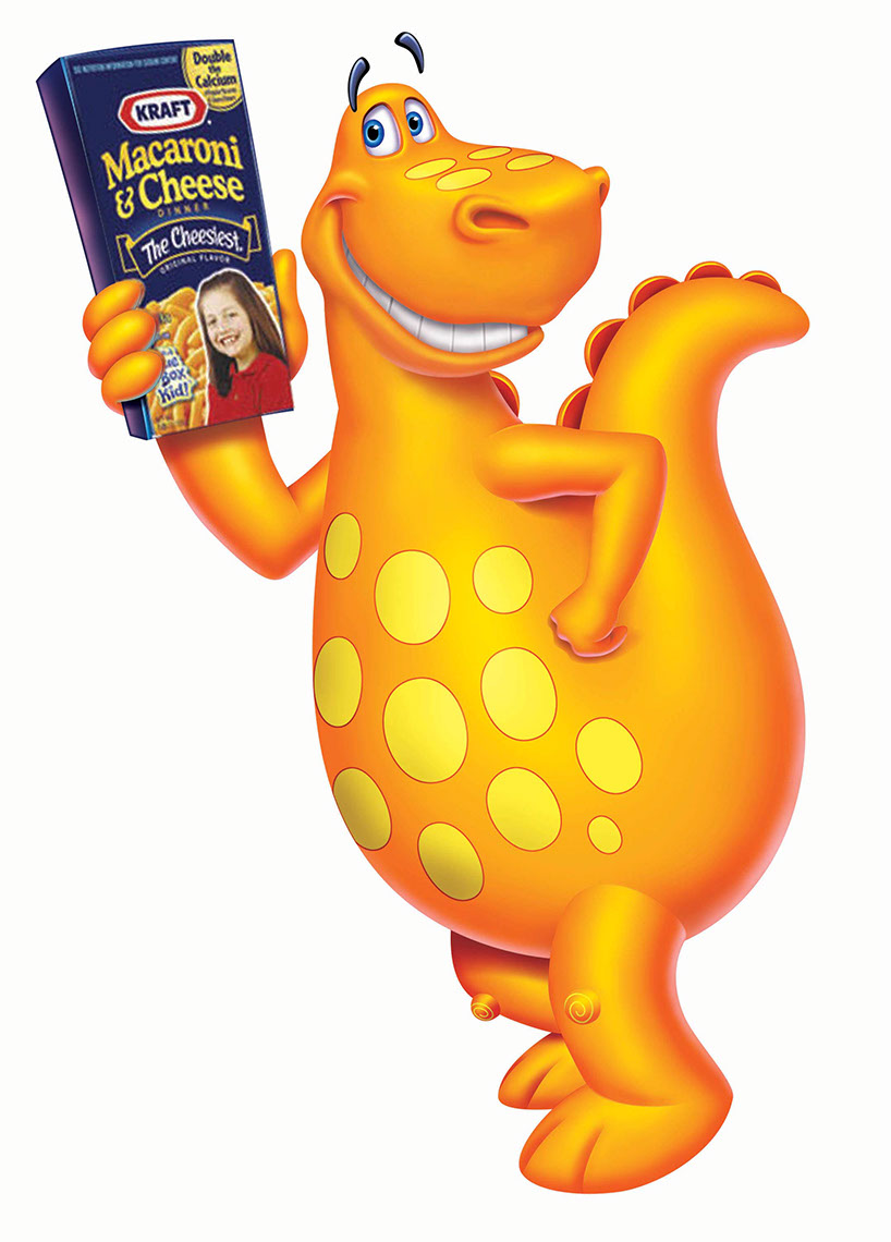 illustration-Food_Kraft mac and cheese dino-John Hom