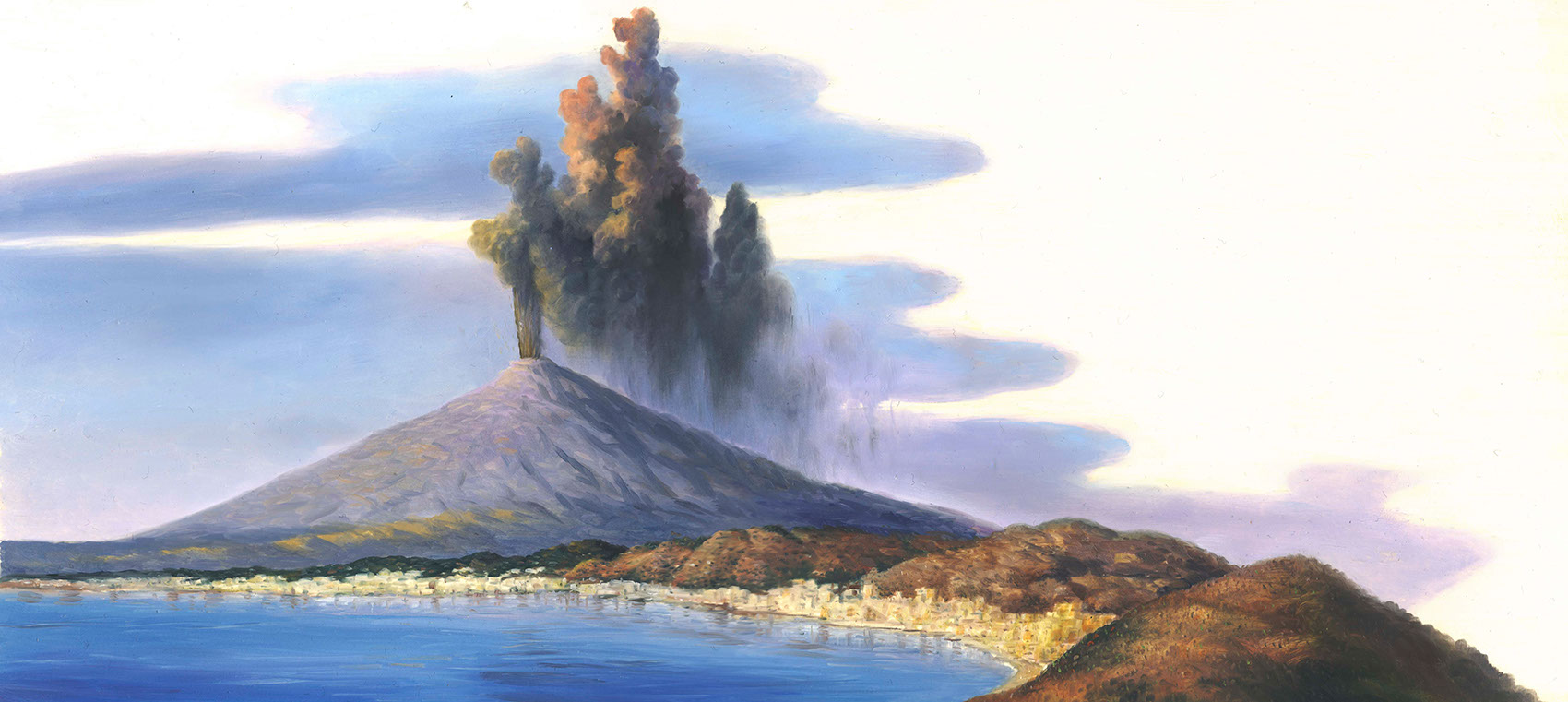 illustration-Landscapes_Smoking volcano-Mike Jaroszko