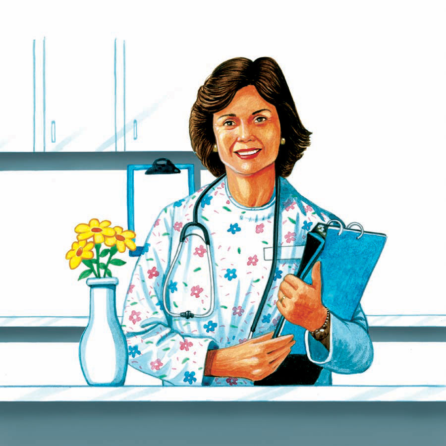 illustration-Medical_Friendly doctor-Keith Batcheller
