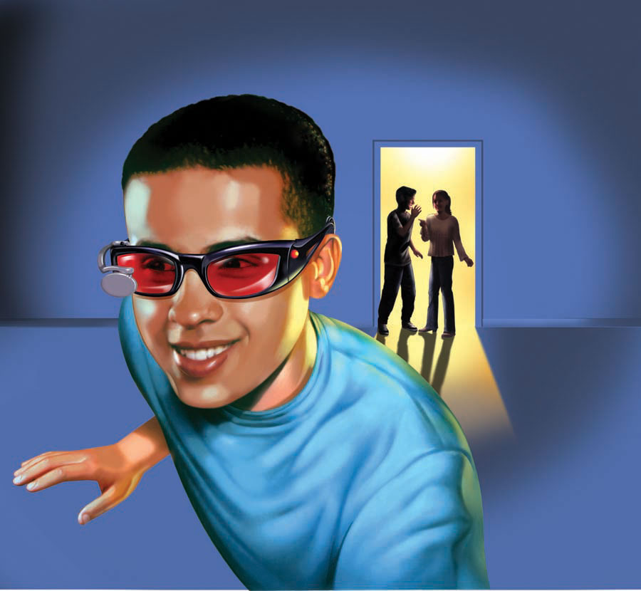 illustration-People_Spy glasses and friends-Impressa