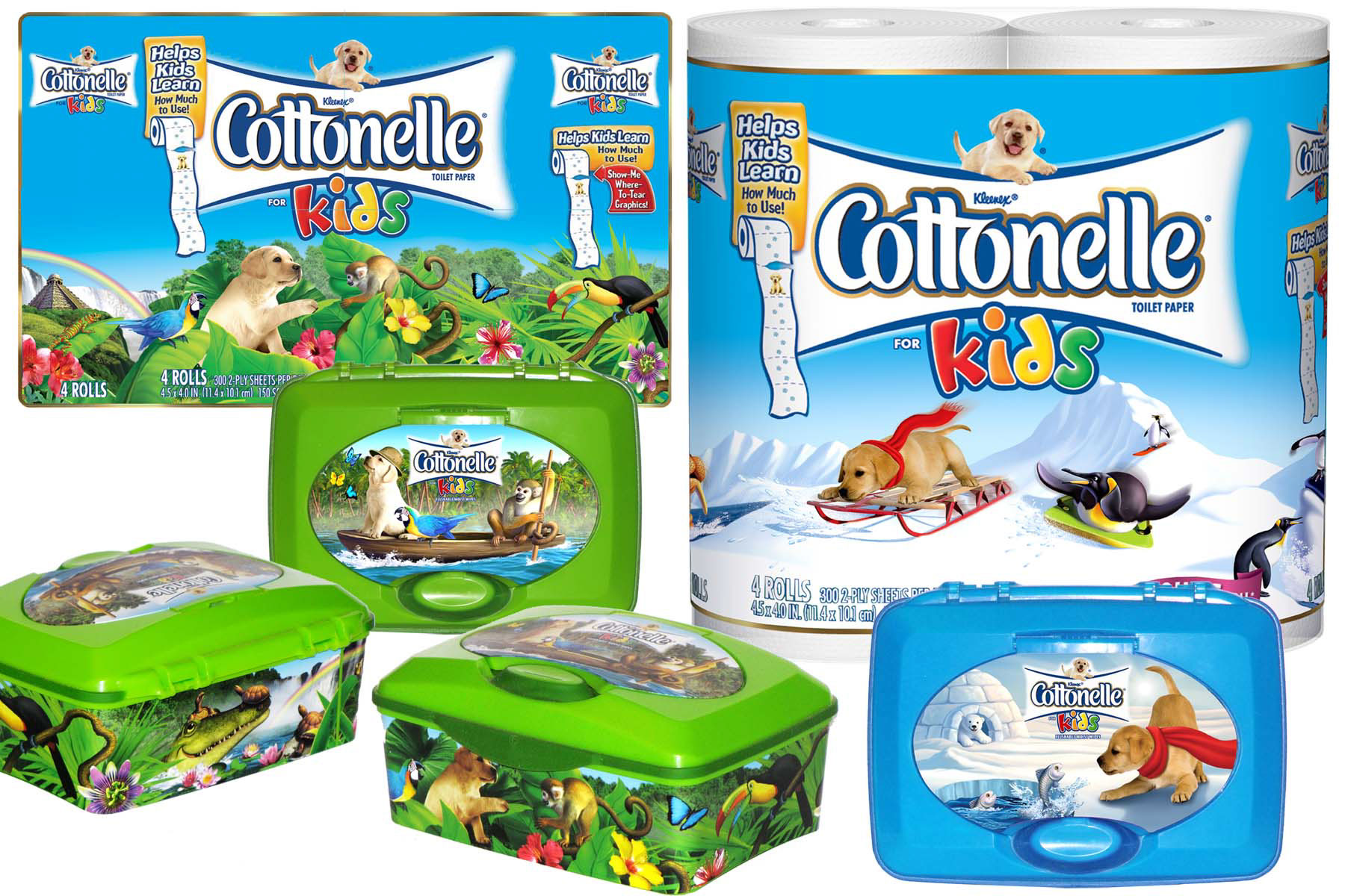 illustration-Photo-Imaging_Products and Still Life_Cottonele wipes-Jerry LoFaro