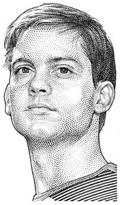 illustration-Portraits_Tobey Maguire-Randy Glass