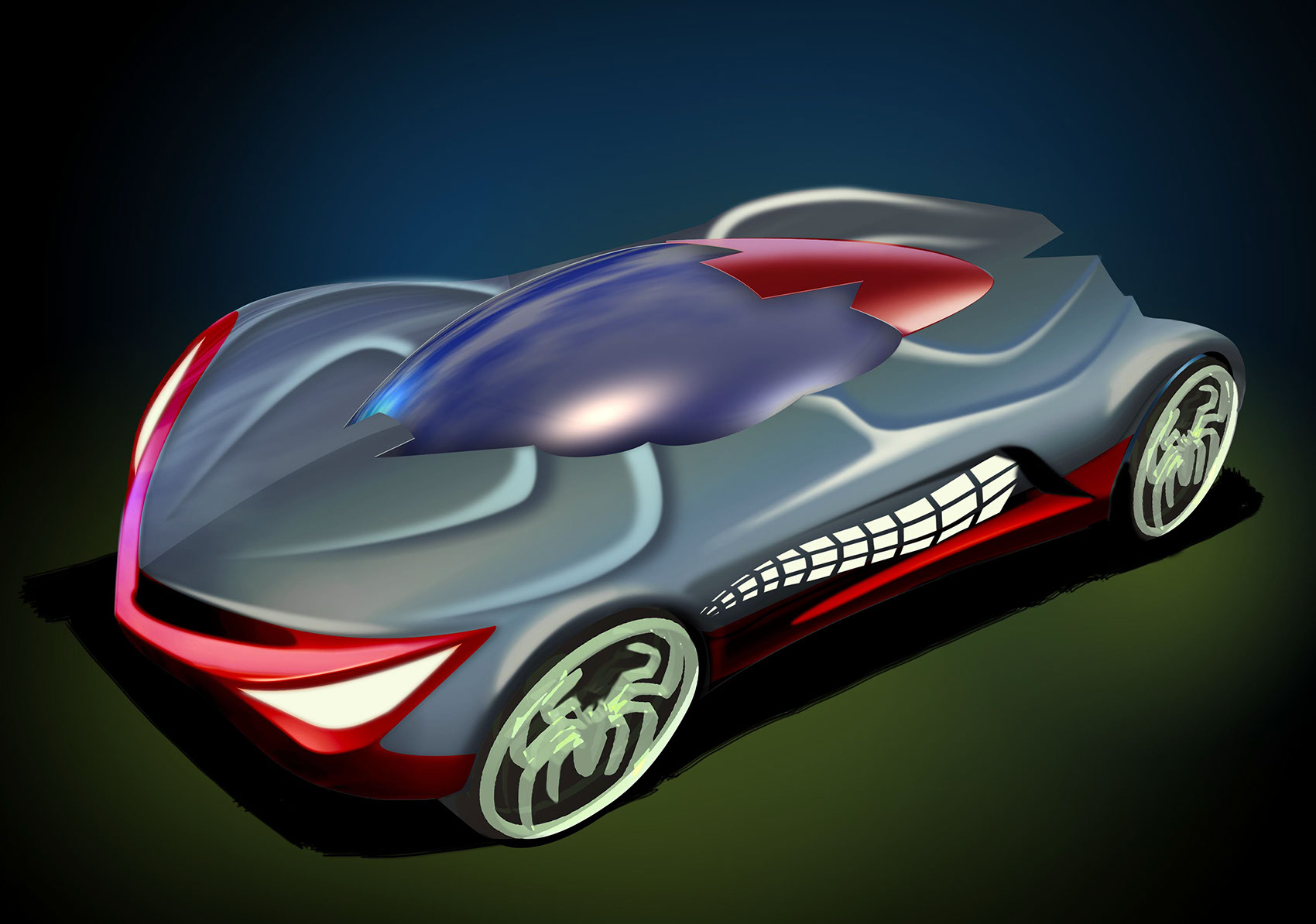 illustration-Products_Spirderman Car-Tony Randazzo