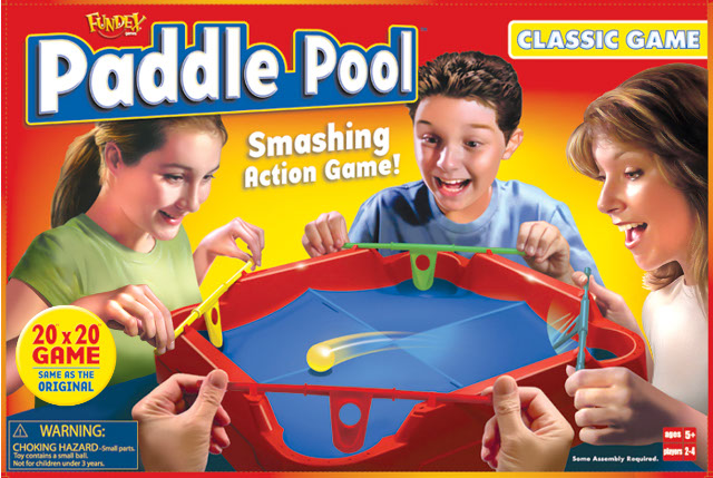 illustration-Products and Still Life_Paddle Pool board game package-Impressa