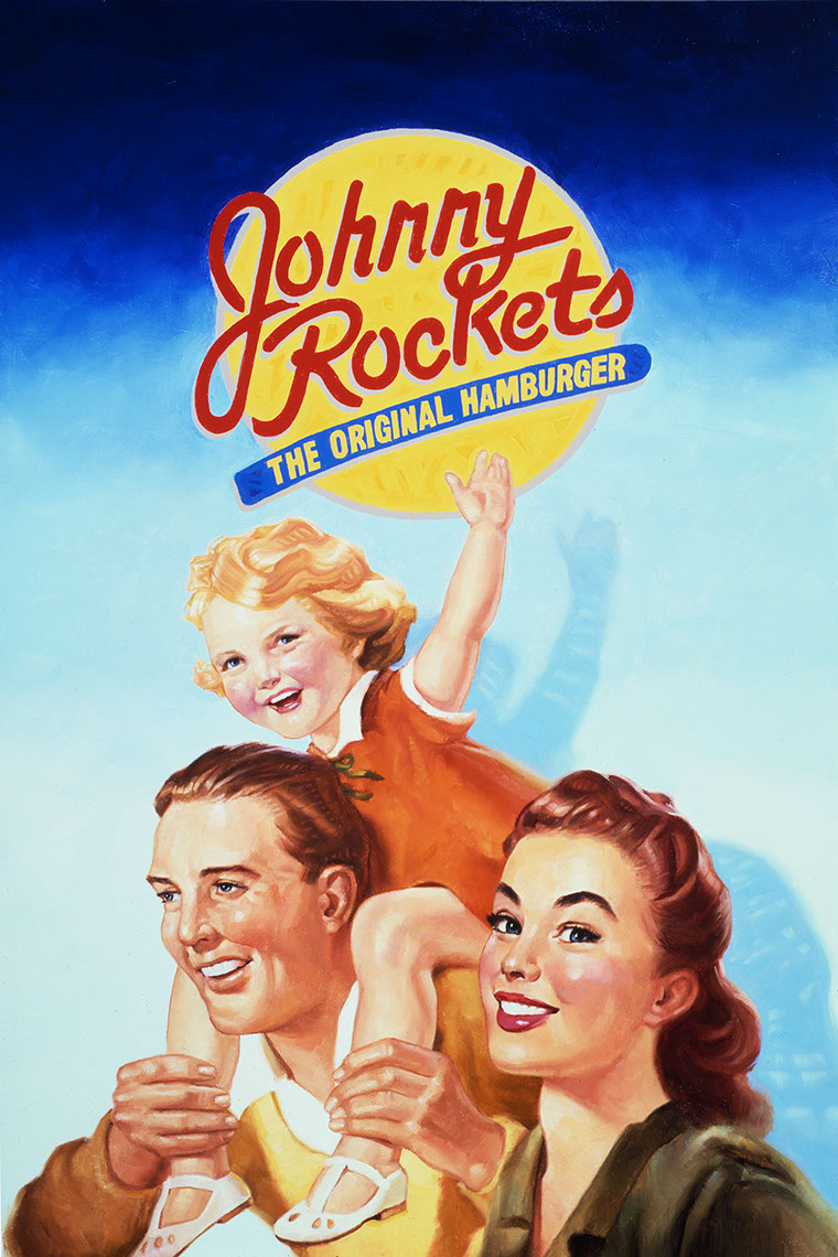illustration-Retro_Johnny Rockets Family-Chris Hopkins