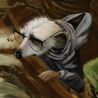 illustration-Retro_Meerkat sergei -Pastiche