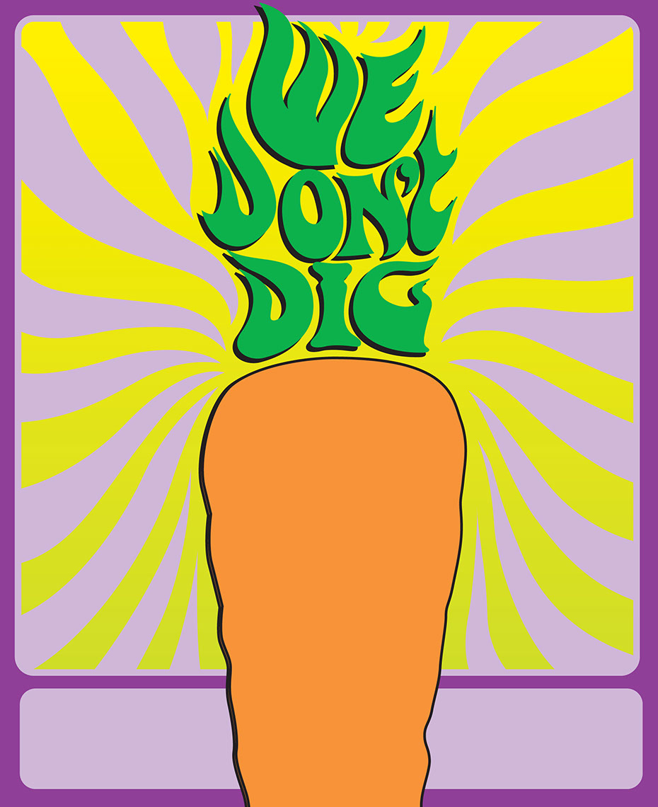 illustration-Retro_Psychedelic carrot we don