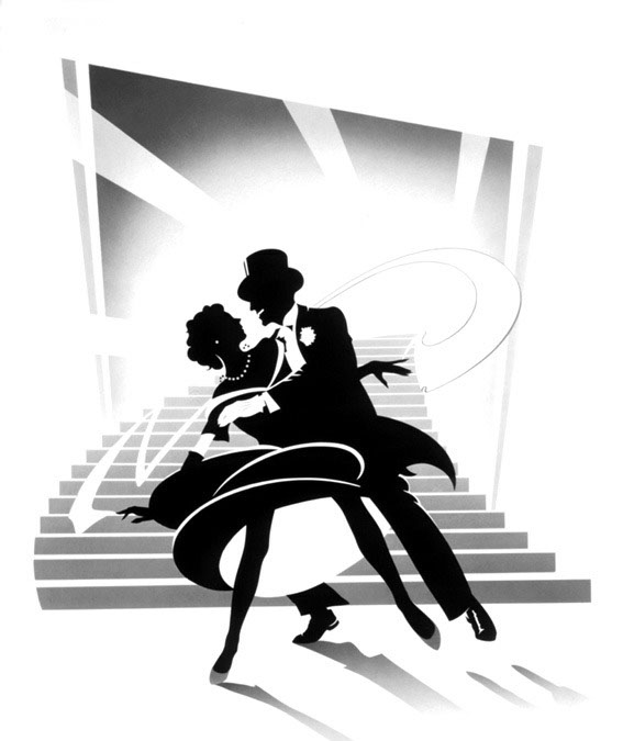 illustration-Retro_Rogers astaire-Pastiche