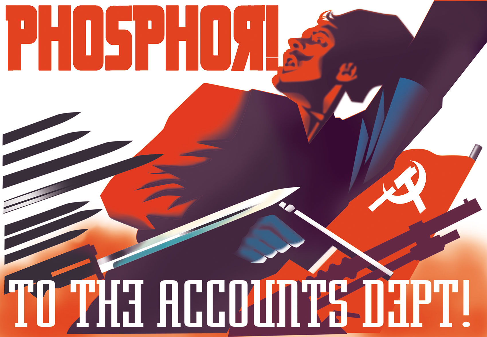 illustration-Retro_Russian propaganda poster-Pastiche