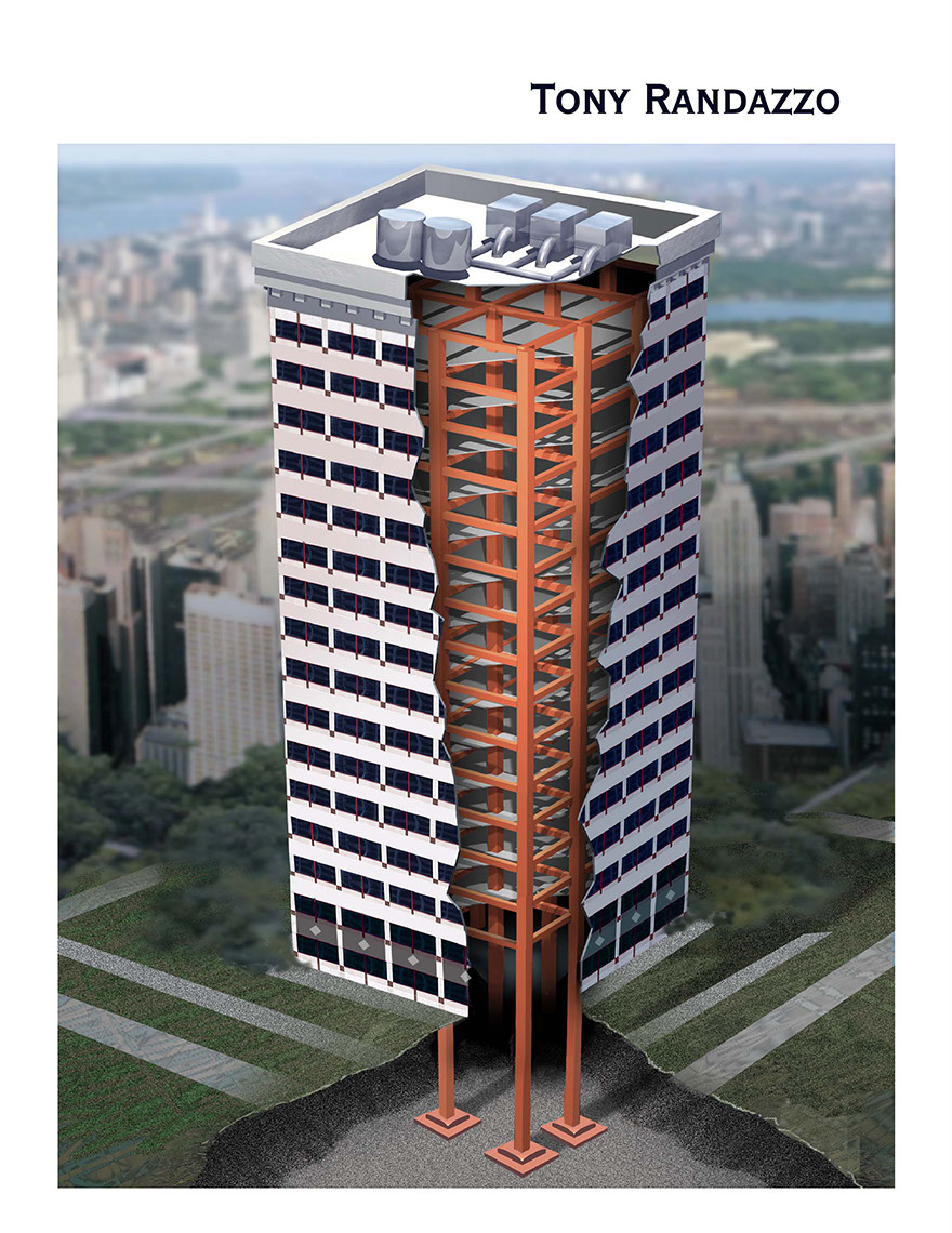 illustration-Technical and How To_Building Cutaway-Tony Randazzo